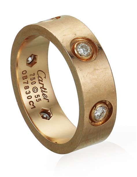 gold ring cartier|cartier gold rings for women.